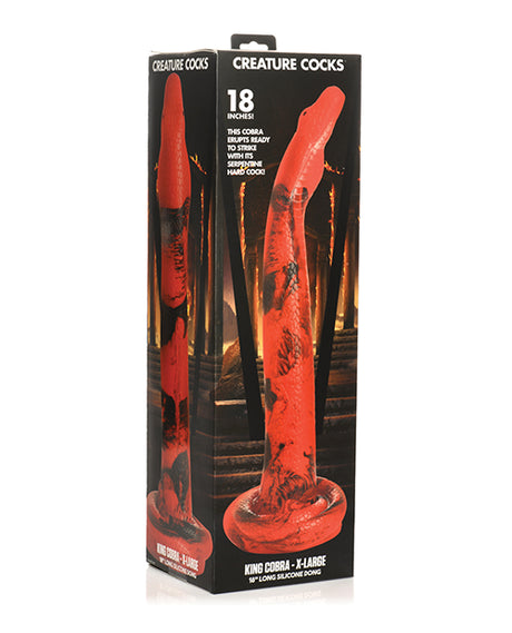 Creature Cocks King Cobra XL 18 In Long Silicone Dildo  Intimates Adult Boutique
