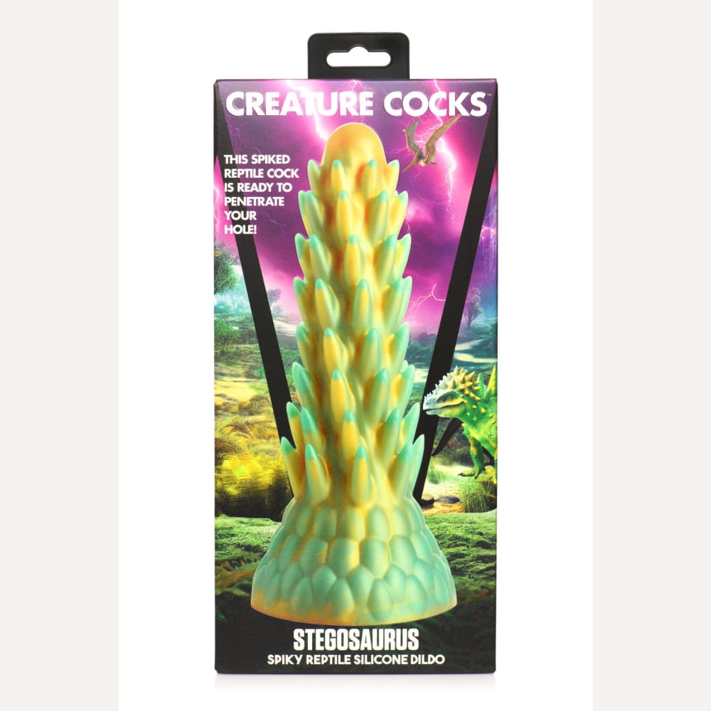 Stegosaurus Spiky Reptile Dildo: Explore the Creature Cocks  Intimates Adult Boutique