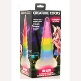 Creature Cocks Uni-glow Glow in the Dark Rainbow Dildo Intimates Adult Boutique