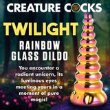 Creature Cocks Twilight Rainbow Glass Dildo in Dildos Category Intimates Adult Boutique