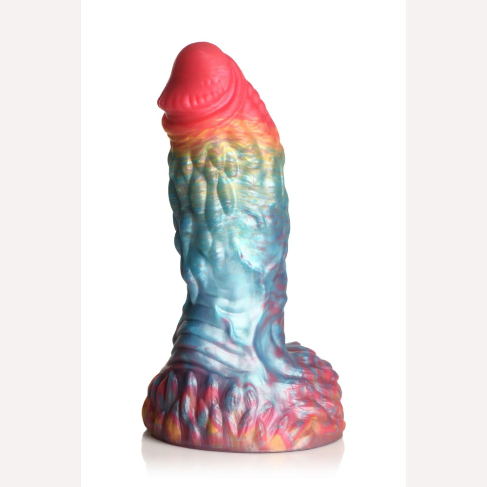 Creature Cocks Rainbow Phoenix Vibrating Silicone Dildo  Intimates Adult Boutique