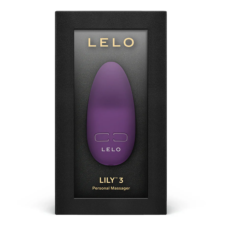 Lelo LILY 3 Rechargeable Mini Silicone Vibrator Dark Plum