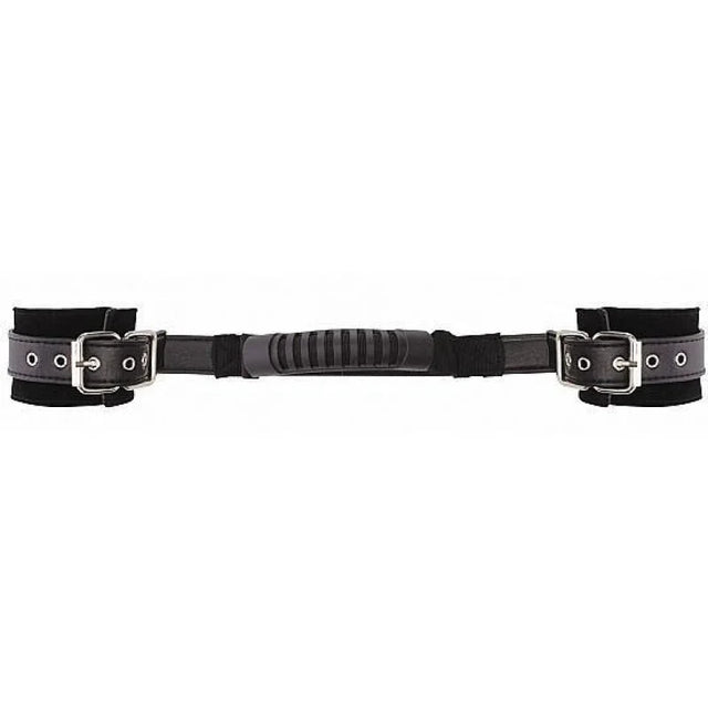 Adjustable Leather Handcuffs Black | Fetish Accessories Intimates Adult Boutique