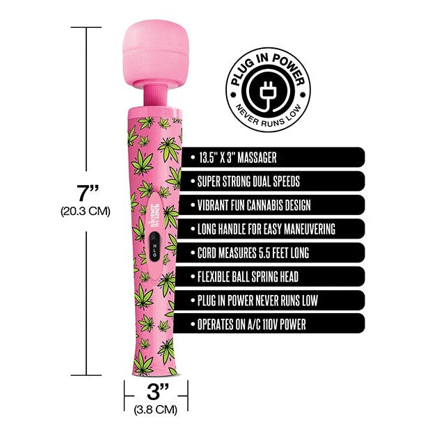 Stoner Vibes Wacky Weed Wand Pink Kush Intimates Adult Boutique