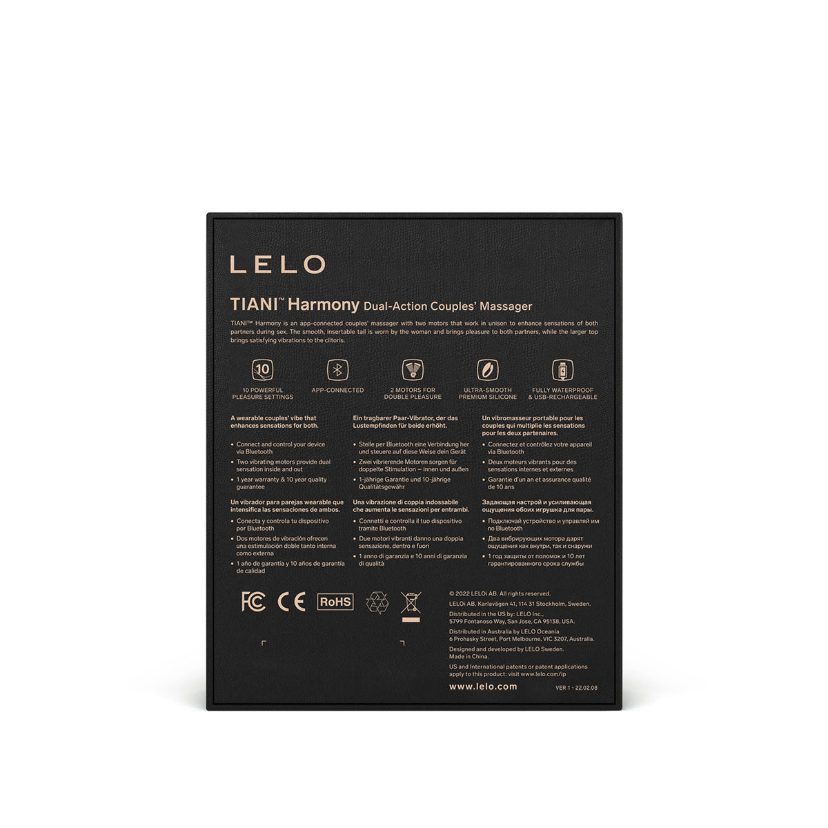 LELO Tiani Harmony - Aqua Intimates Adult Boutique