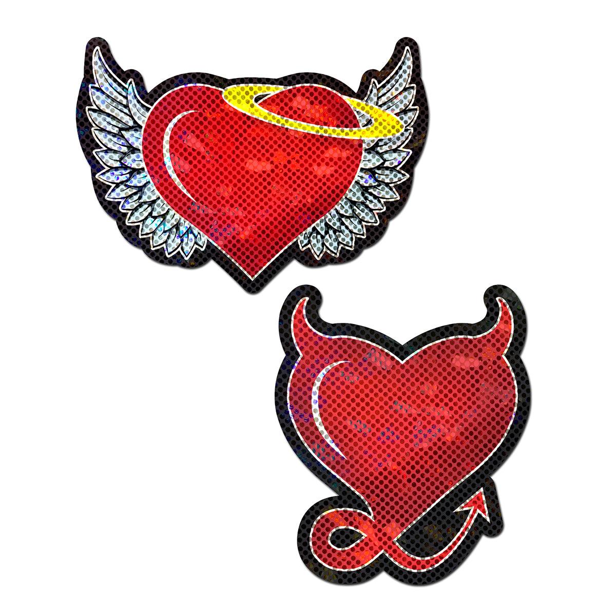 Pastease Angel Devil Hearts Intimates Adult Boutique