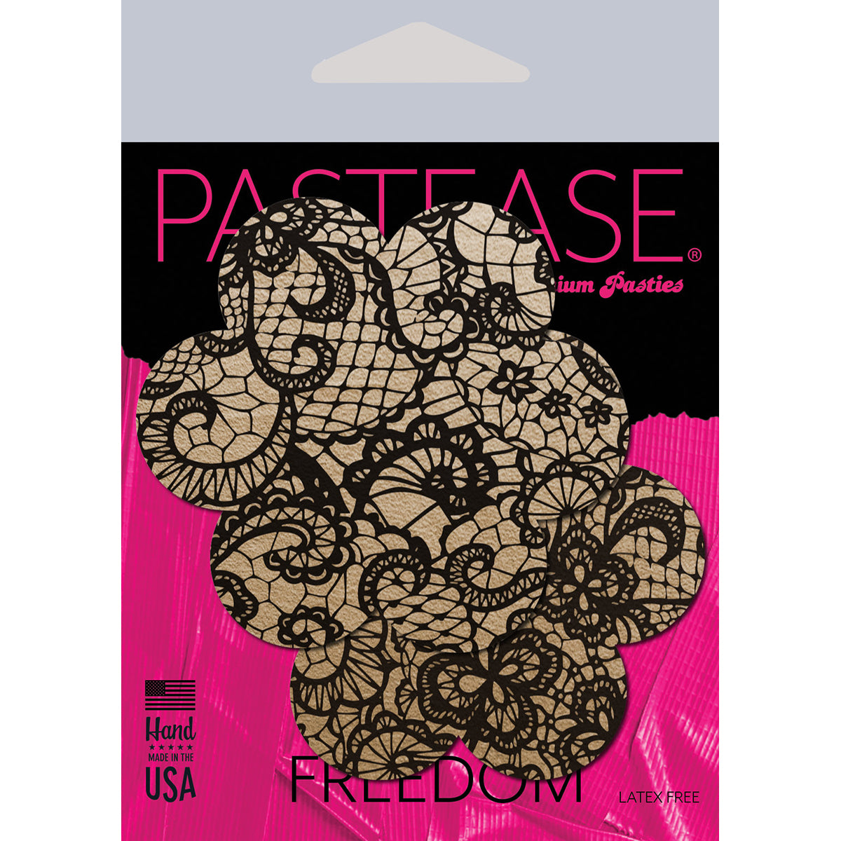 Pastease Nude Lace Flowers Intimates Adult Boutique