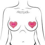 Pastease Do Me Hearts Pink Glitter Intimates Adult Boutique