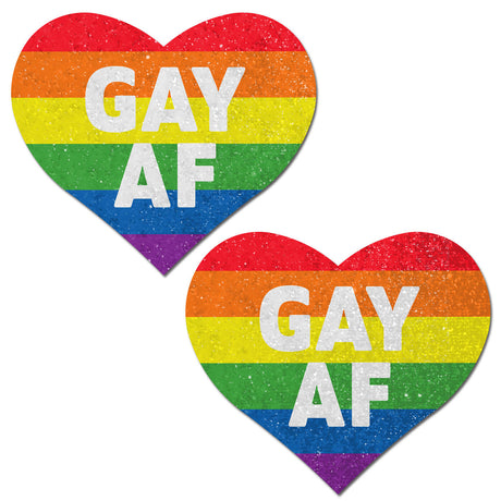 Pastease Gay AF Hearts Intimates Adult Boutique