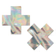 Pastease Silver Hologram Crosses Intimates Adult Boutique