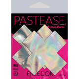 Pastease Silver Hologram Crosses Intimates Adult Boutique