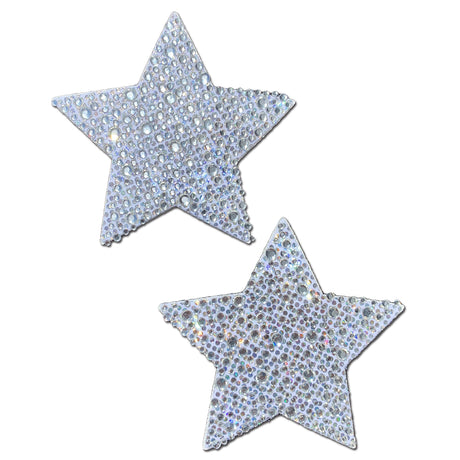 Pastease Crystal Stars White Intimates Adult Boutique