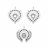 Bijoux Indiscrets Flamboyant - Black-Silver Intimates Adult Boutique