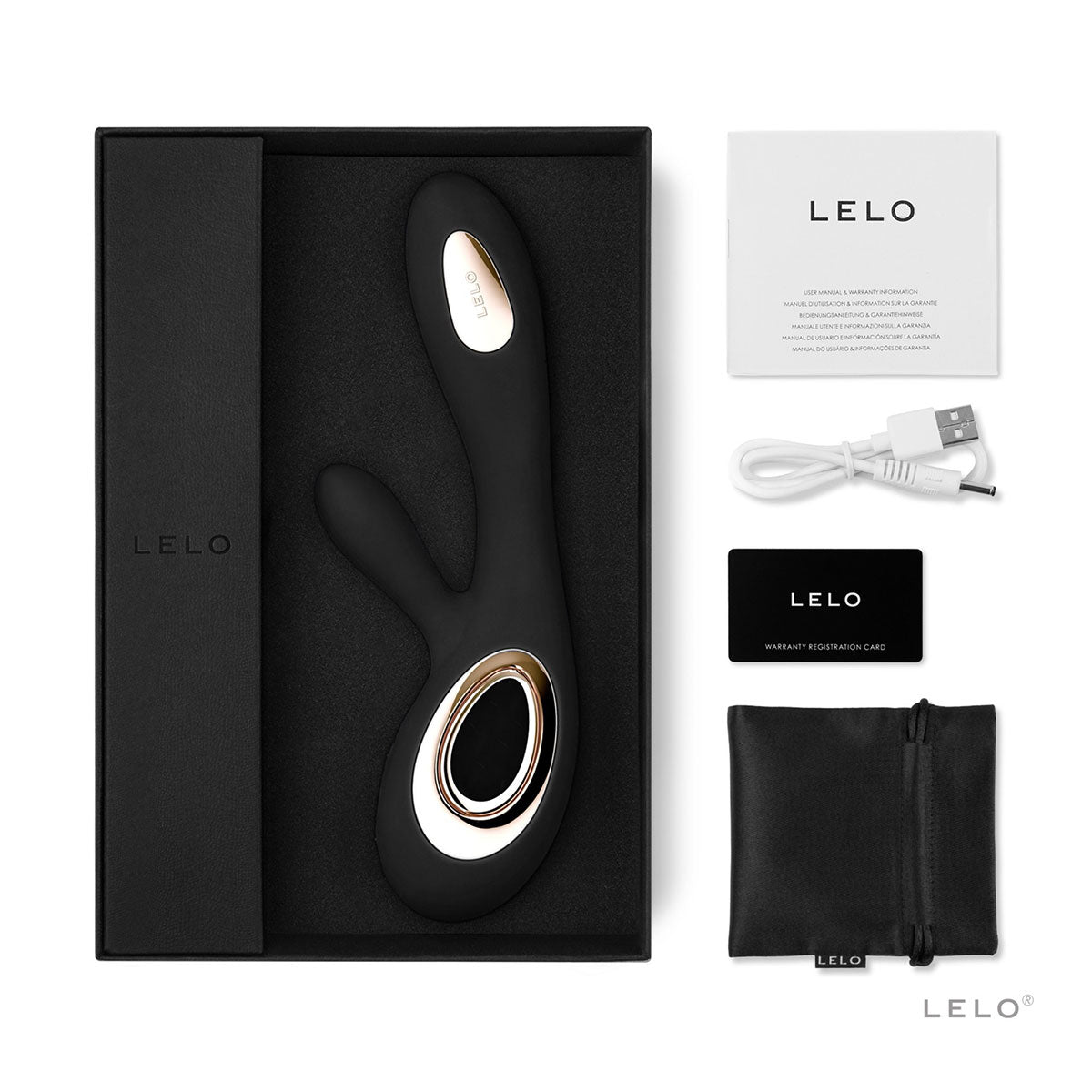 LELO Soraya Wave - Black Intimates Adult Boutique