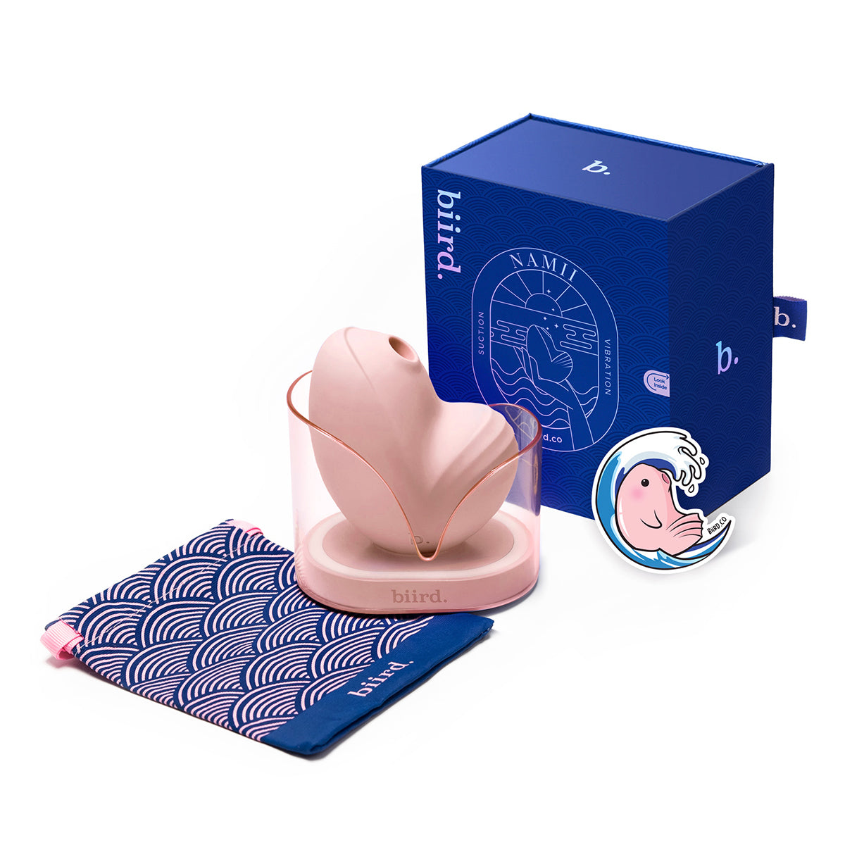 Biird Namii Air Pulsation Toy - Peach For Women sextoys2096 Intimates Adult Boutique