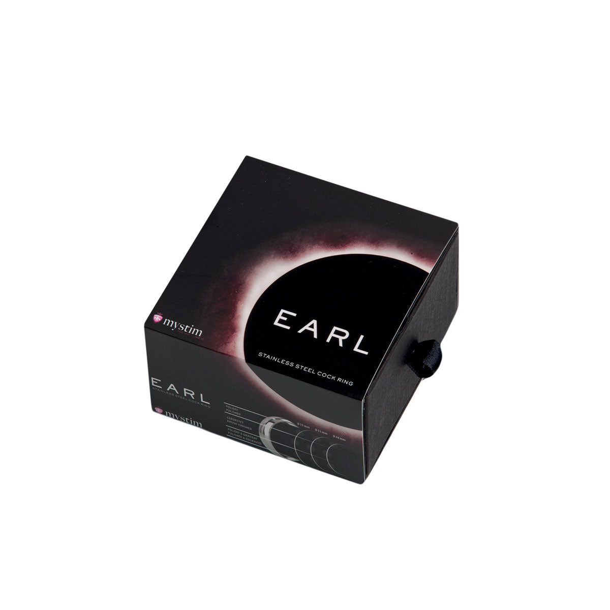 Mystim the Earl - round C-Ring, brushed - 51mm Intimates Adult Boutique