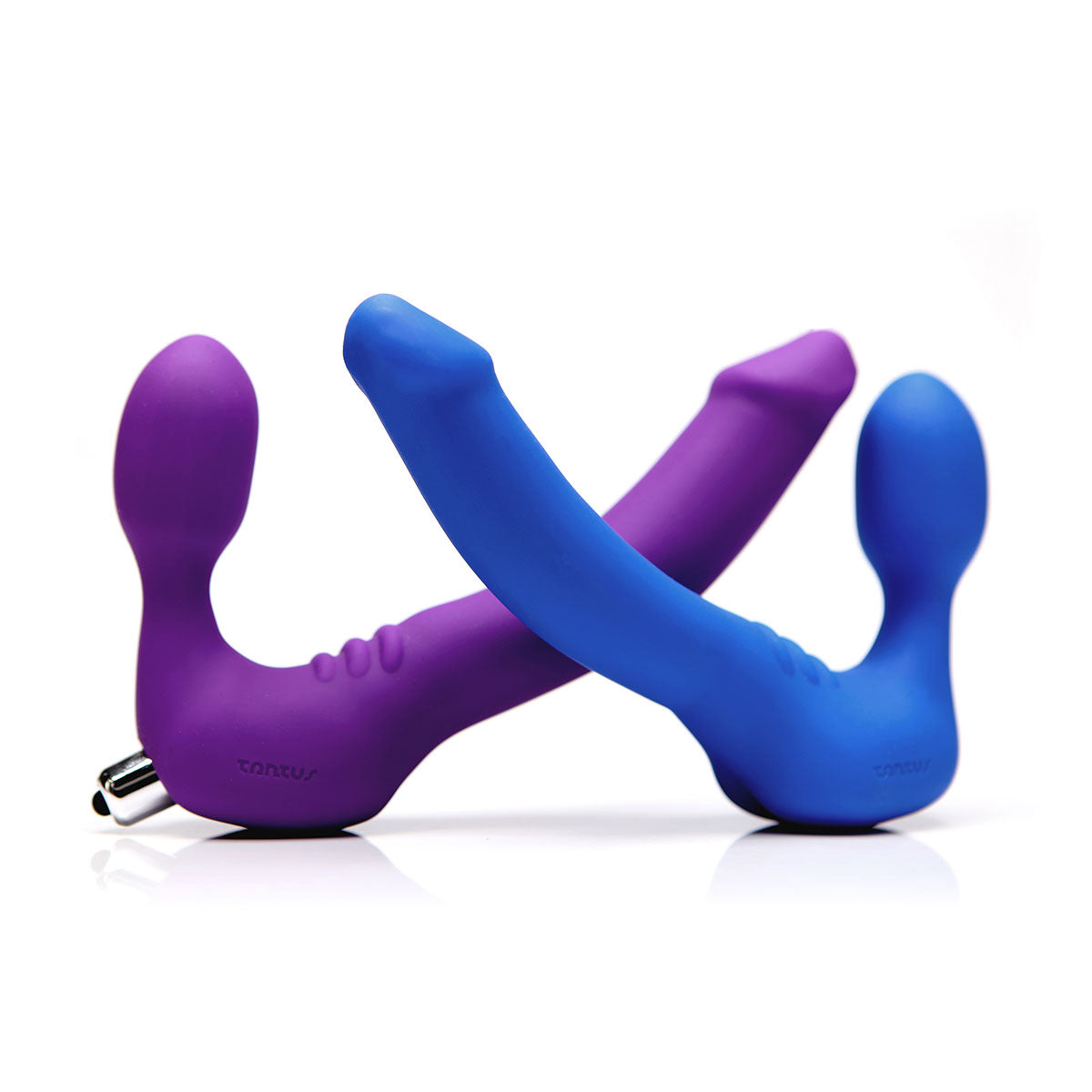 Tantus Strapless Slim - Blue Intimates Adult Boutique