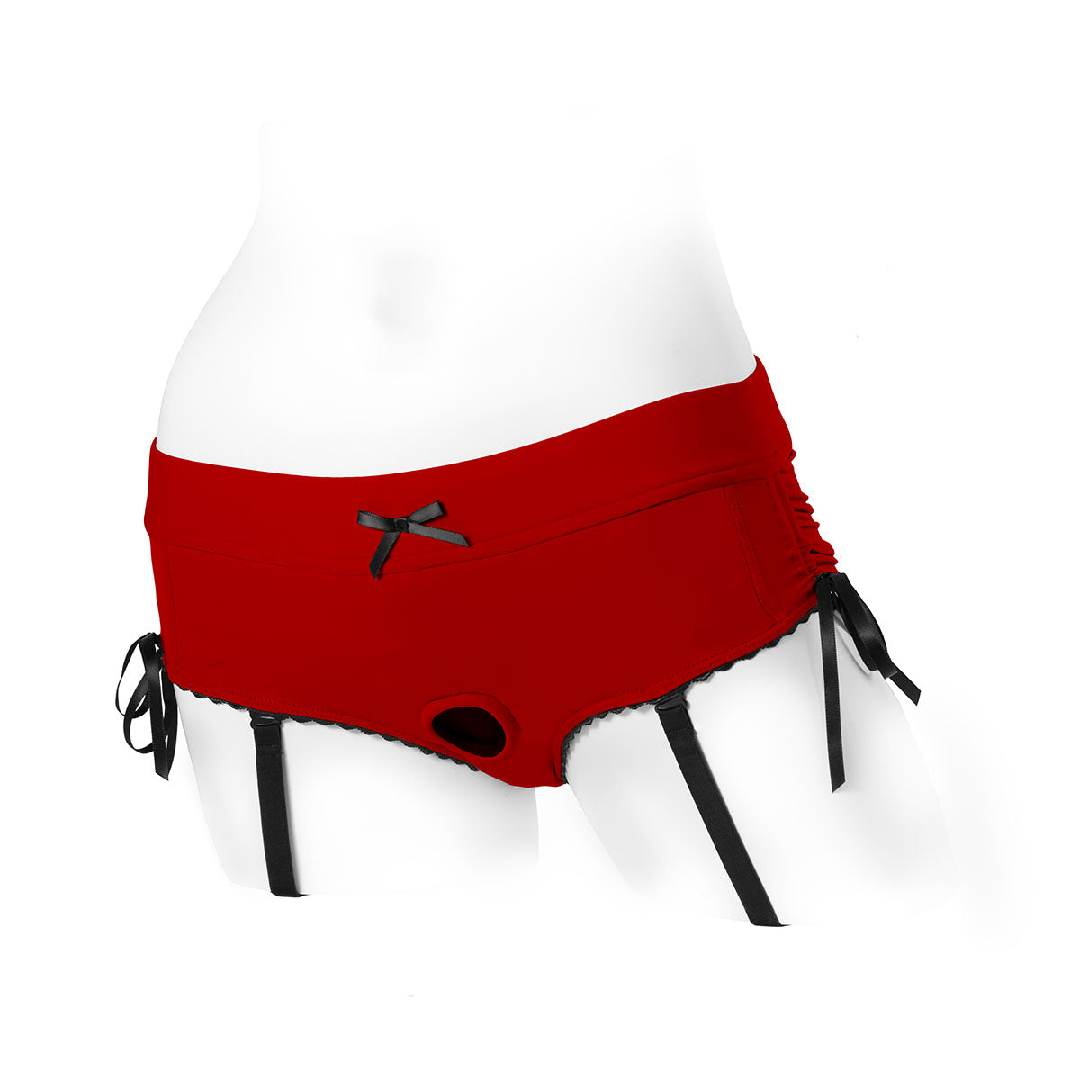 SpareParts Sasha Harness Red-Black Nylon - 3X Intimates Adult Boutique