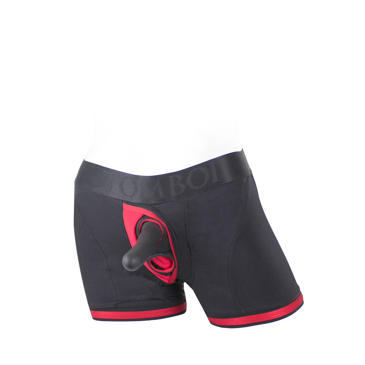 SpareParts Tomboii Black-Red Nylon - Large Intimates Adult Boutique