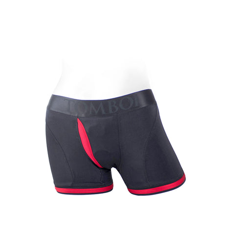 SpareParts Tomboii Black-Red Nylon - Large Intimates Adult Boutique