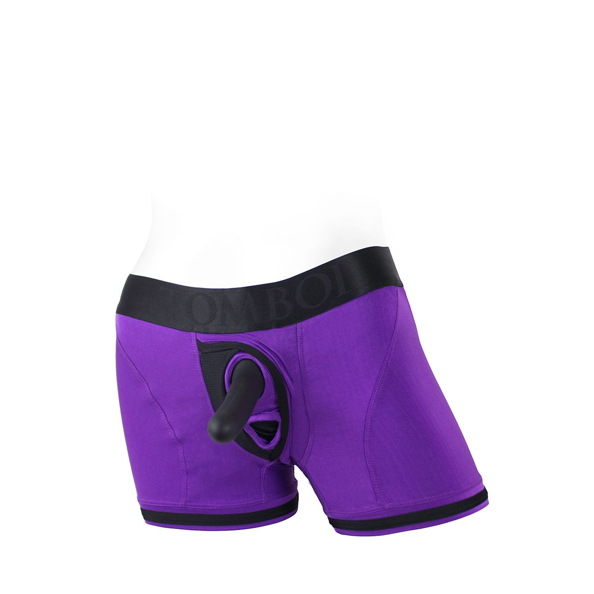SpareParts Tomboii Purple-Black Nylon - 3X Intimates Adult Boutique