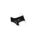 SpareParts Tomboi Harness Black-Black Nylon - XXS Intimates Adult Boutique