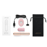 Le Wand Chrome Grand Bullet - Rose Gold Intimates Adult Boutique