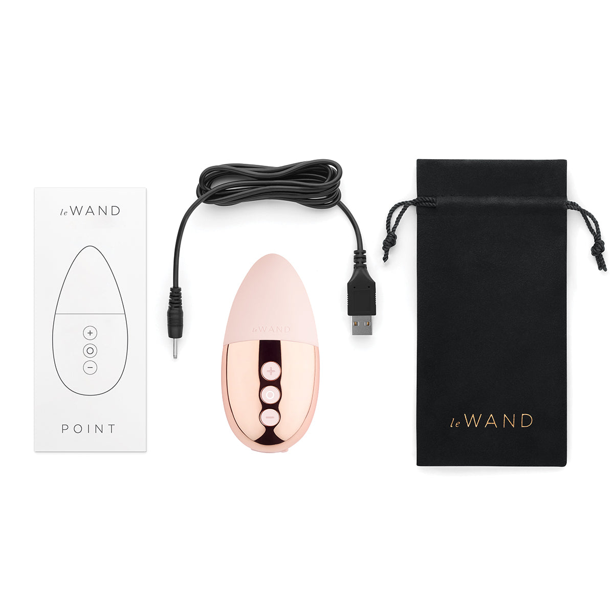 Le Wand Chrome Point - Rose Gold Intimates Adult Boutique