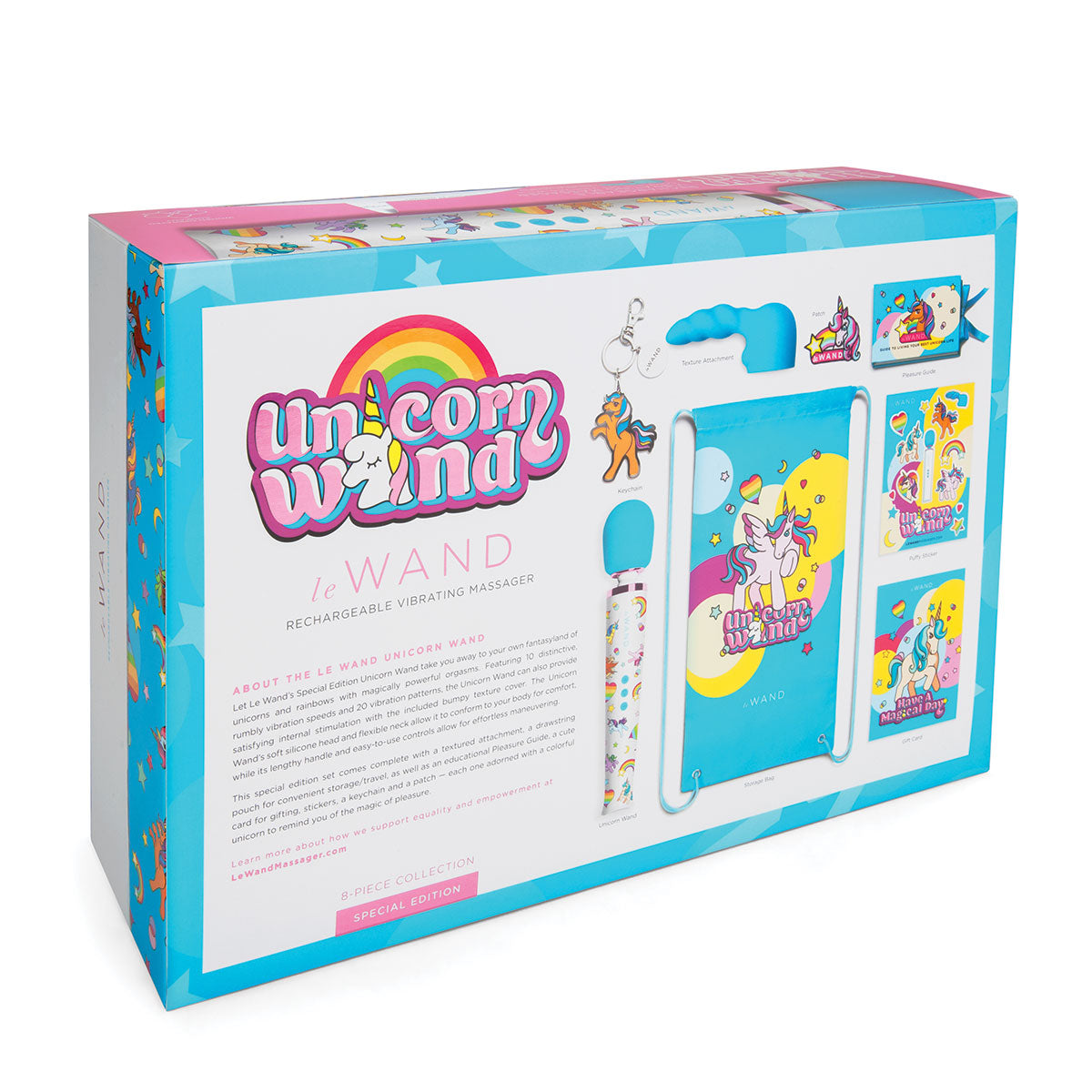 Le Wand Limited Edition Unicorn Massager Set Intimates Adult Boutique