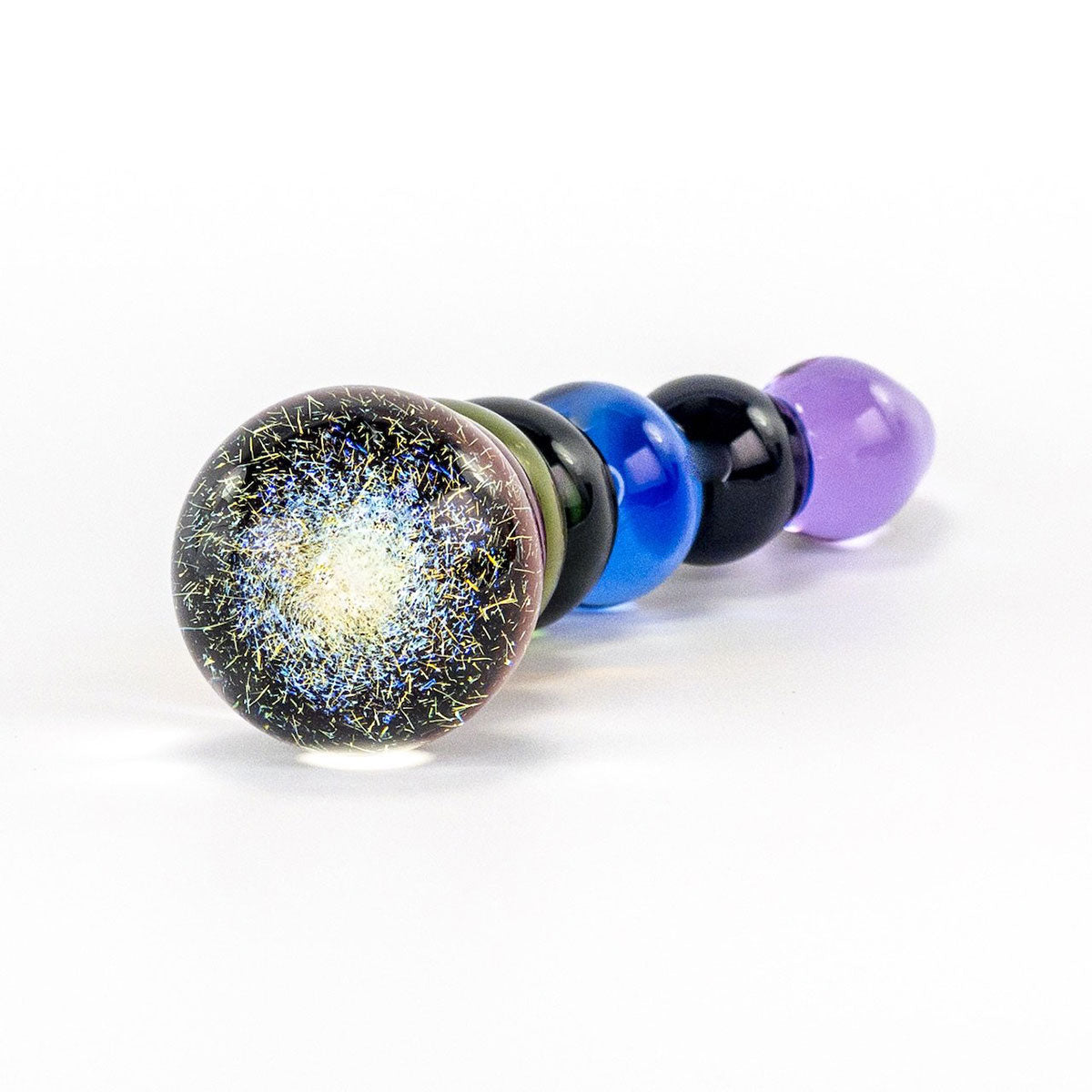 Crystal Delights Rainbow Bubble Glass Dildo  Intimates Adult Boutique