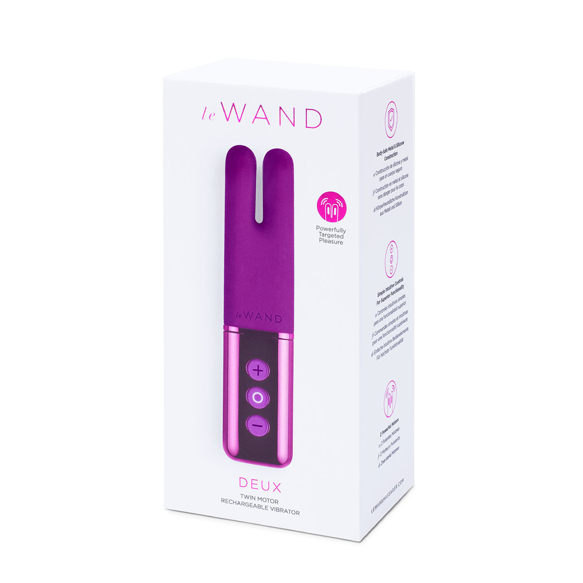 Le Wand Chrome Deux - Dark Cherry Intimates Adult Boutique