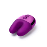 Le Wand Chrome Double Vibe - Dark Cherry Intimates Adult Boutique