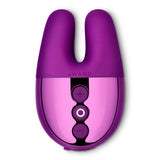 Le Wand Chrome Double Vibe - Dark Cherry Intimates Adult Boutique