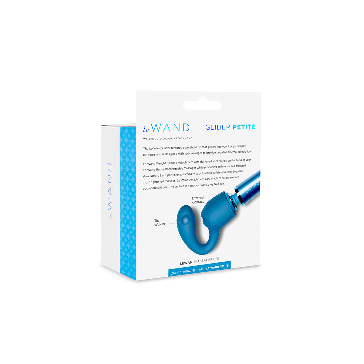 Le Wand Petite Glider Weighted Silicone Attachment Intimates Adult Boutique