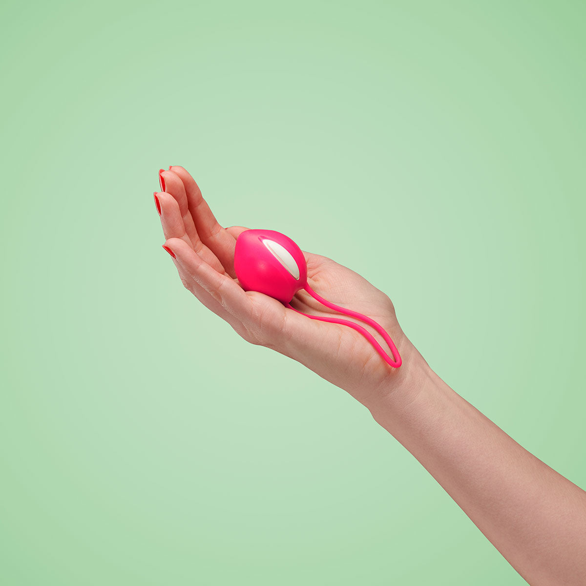 Fun Factory Smartball Uno - White-India Red Intimates Adult Boutique