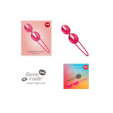 Fun Factory Smartballs Duo - White-India Red Intimates Adult Boutique