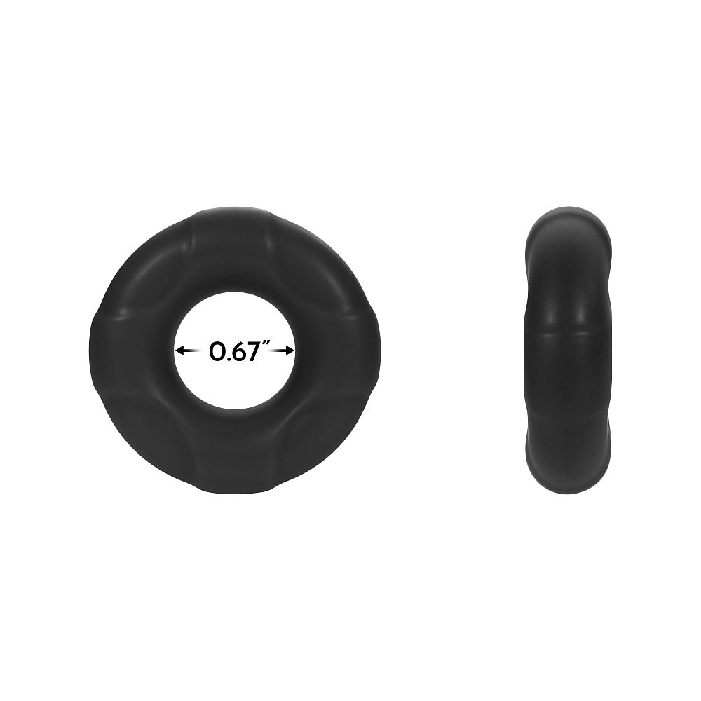FORTO F-33 C-Ring 17mm Black Small Intimates Adult Boutique