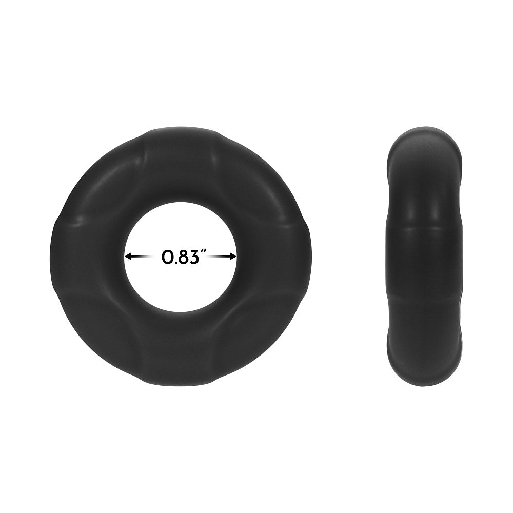 FORTO F-33 C-Ring 21mm Black Medium Intimates Adult Boutique