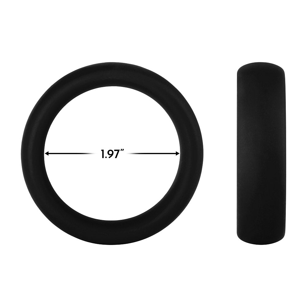 FORTO F-64 C-Ring 50mm Wide Black Large Intimates Adult Boutique