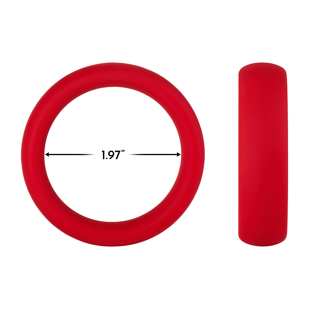 FORTO F-64 C-Ring 50mm Wide Red Large Intimates Adult Boutique