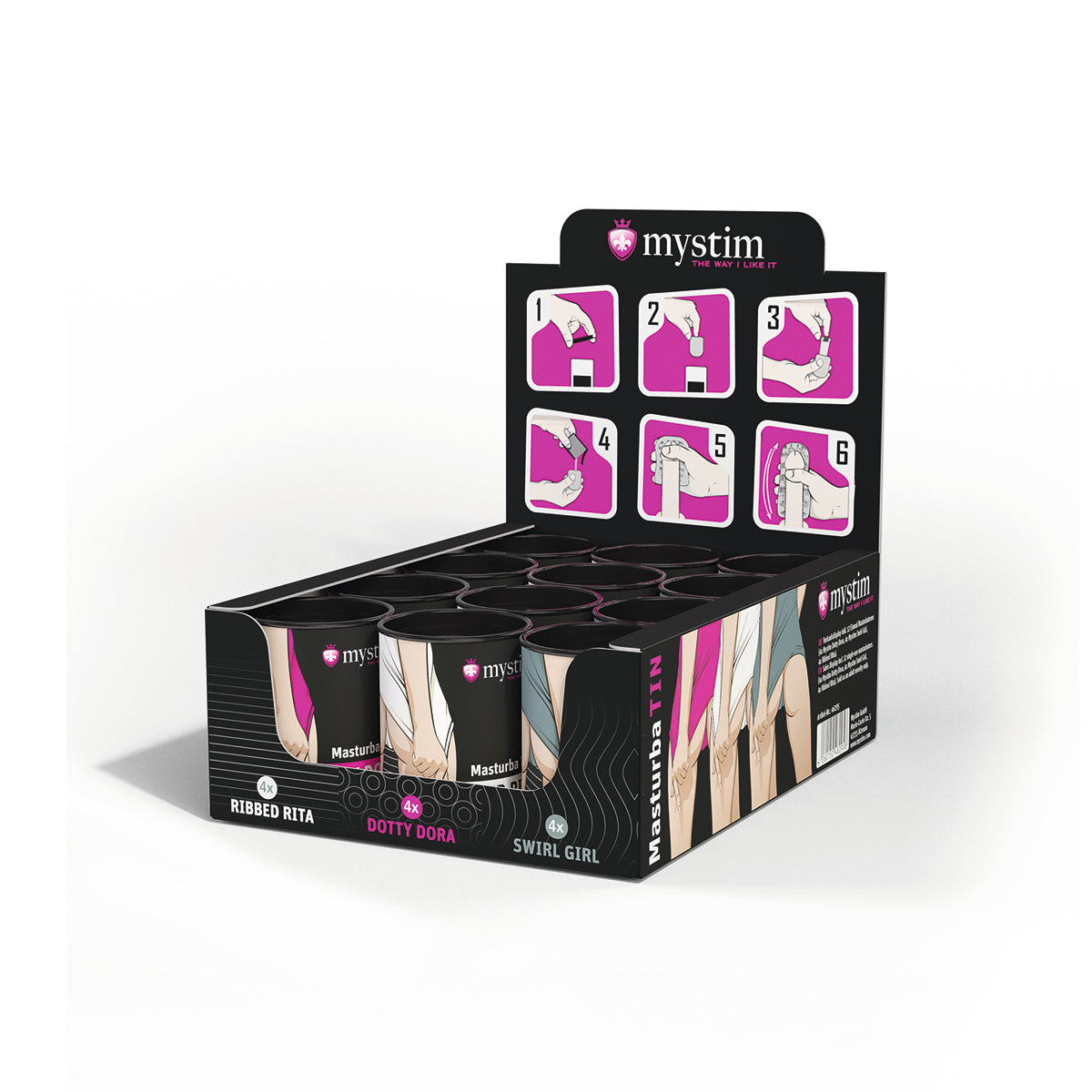 Mystim MasturbaTin Swirl Girl Waves Intimates Adult Boutique