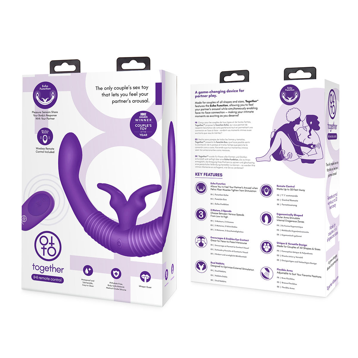 Together Vibe 2.0 - Purple Intimates Adult Boutique
