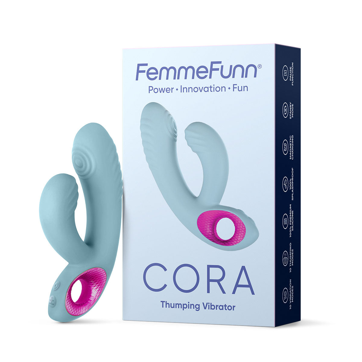 Femme Funn CORA - Light Blue Intimates Adult Boutique