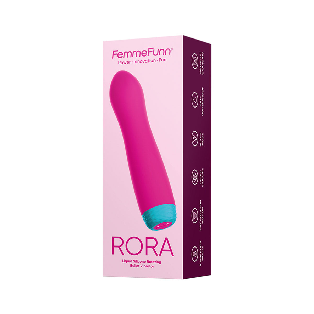 Femme Funn Rora Rotating Bullet - Pink Intimates Adult Boutique