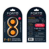FORTO F-81 51mm Double Ring - Black Intimates Adult Boutique