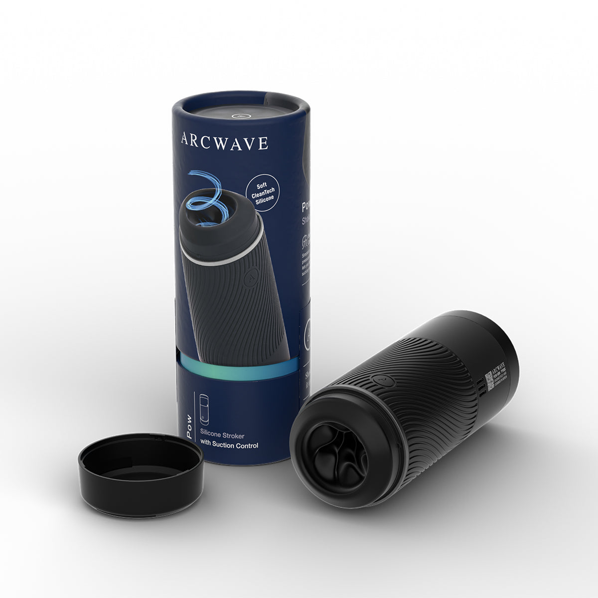 Arcwave Pow Manual Stroker - Black | Sextoys for Men Intimates Adult Boutique