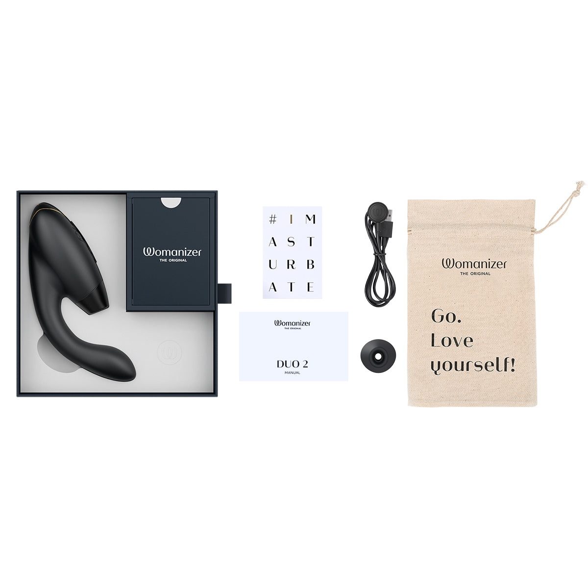 Womanizer Duo 2 - Black Intimates Adult Boutique