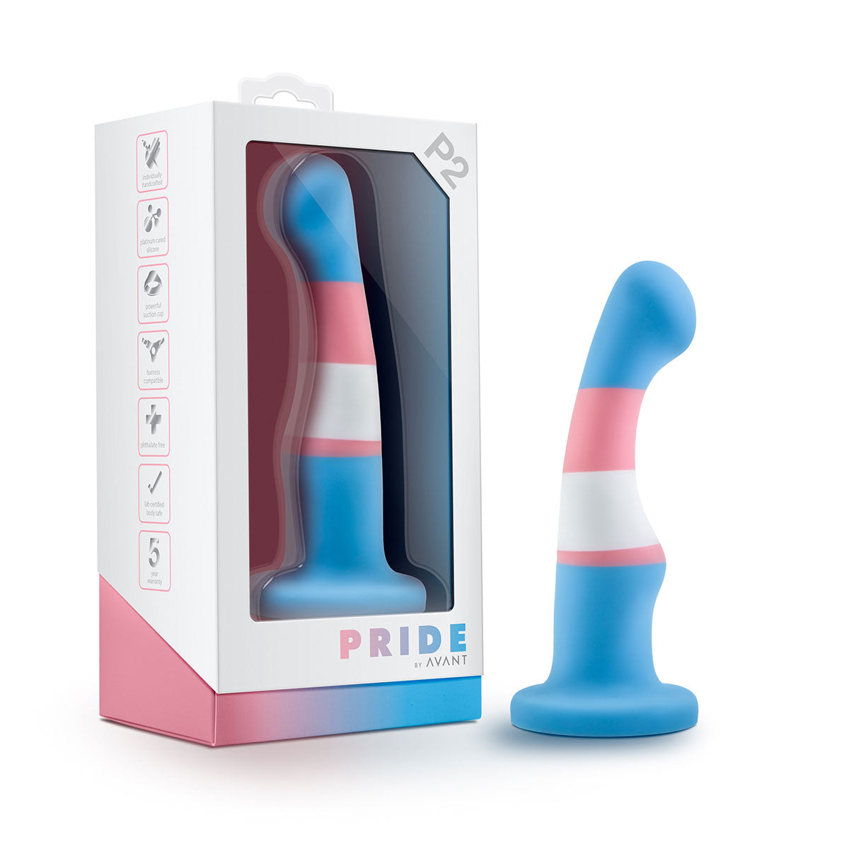 Avant Pride P2 Trans Dildo With Suction Cup  Intimates Adult Boutique