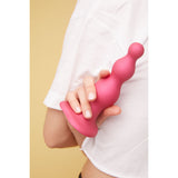 Strap-On-Me Beads Plug Dil Metallic Raspberry - Large Intimates Adult Boutique