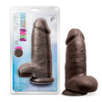 Au Naturel Chub 10in Dildo With Suction Cup Chocolate  Intimates Adult Boutique